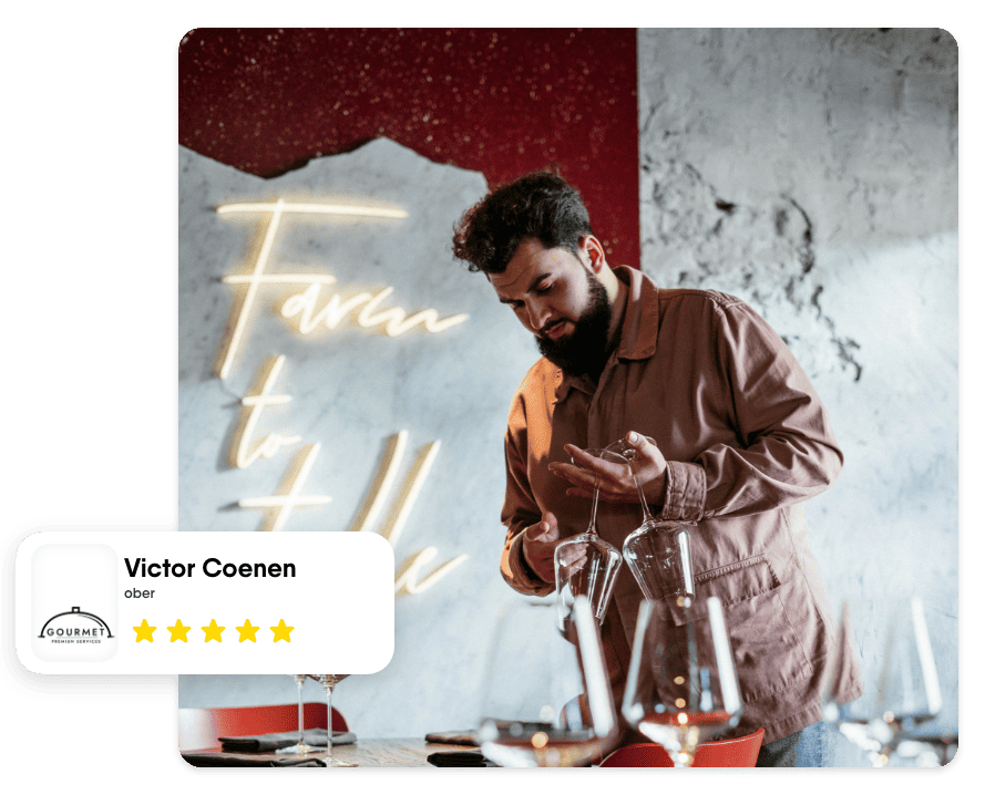 Équipe de catering