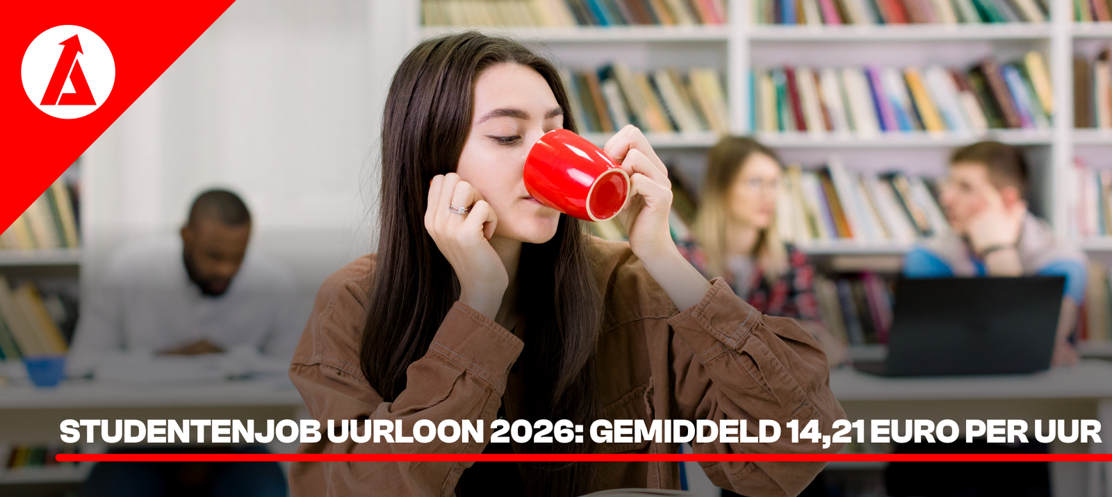 Studentenjob uurloon 2026: gemiddeld 14,21 euro per uur